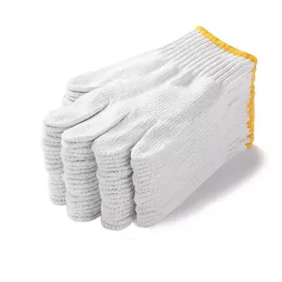 Guantes de algodón de punto